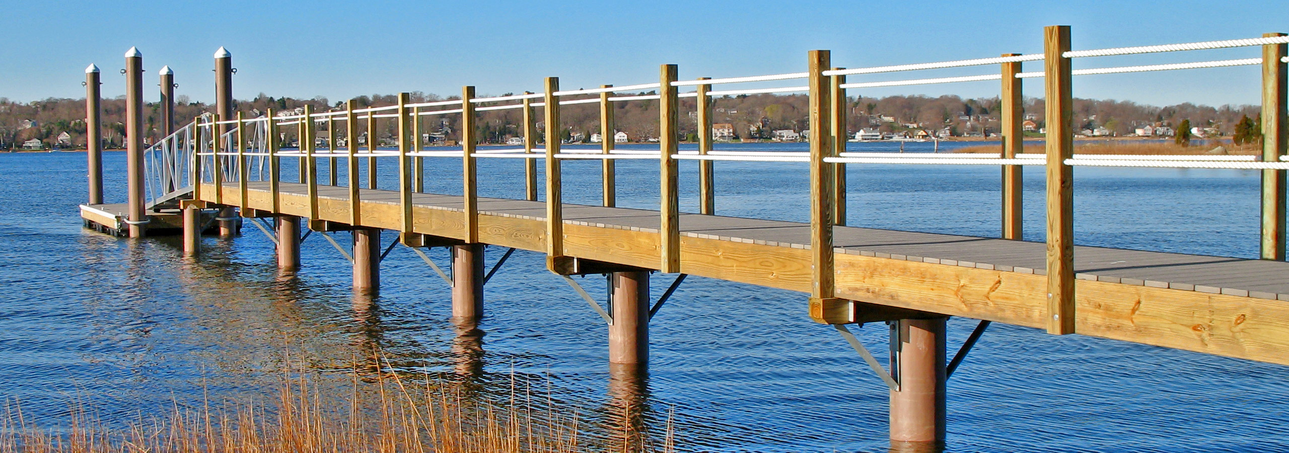 Fiberglass Composite Dock and Pier Pilings | Pearson Pilings