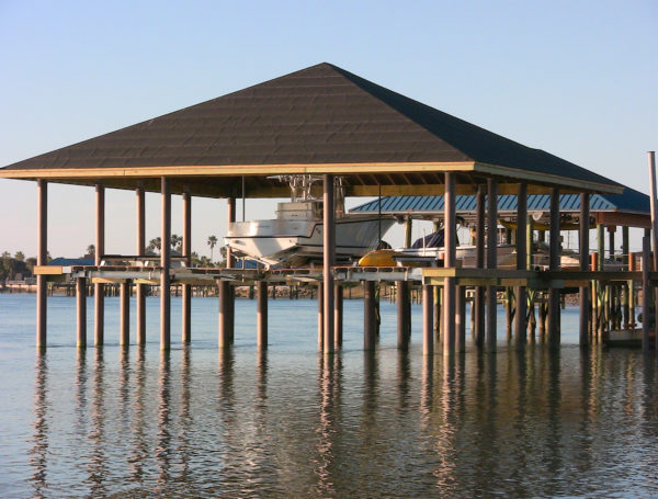 Crescent Beach, Florida raised dock