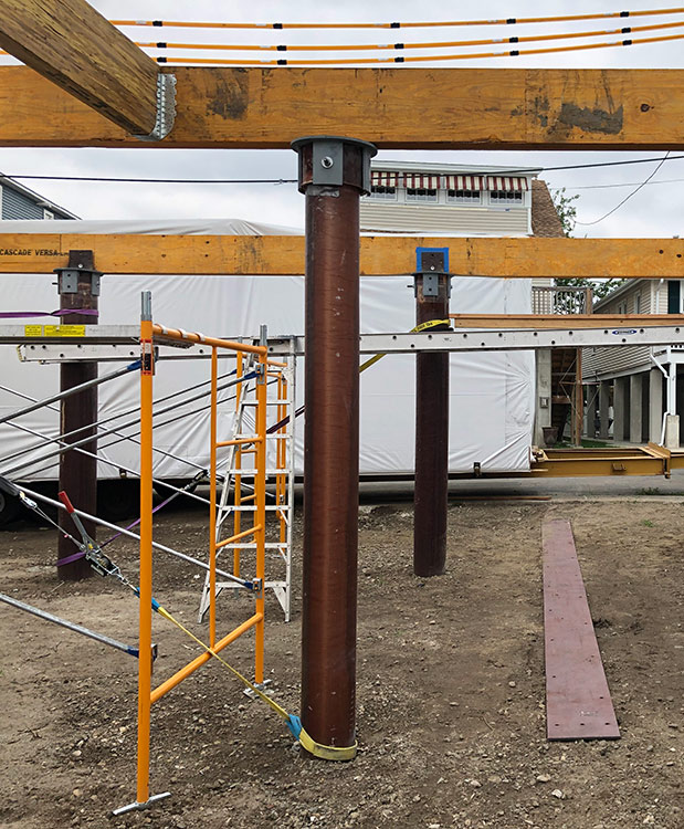 strong home foundation with Pearson Pilings