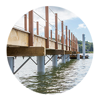 the best residential pilings for docks and piers